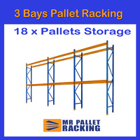3 BAYS - 18 Pallets Space 3048mm High