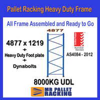 WAREHOUSE SHELVING - 4876mm X 1219mm HIGH FRAME