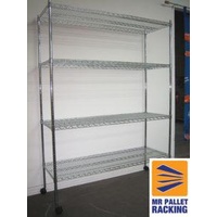 Retail Shelving -  Chrome Wire Shelving