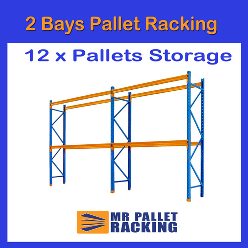 2 BAYS - 12 Pallets Space 3048mm High