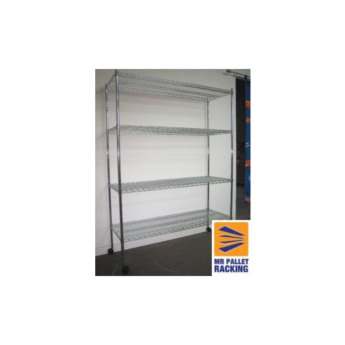 Retail Shelving -  Chrome Wire Shelving